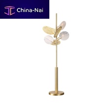 Floor-standing lamp ODYSSEY brassmarblecontemporary