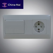 Socket switch JL-FS-KZrocker2-poleIP55