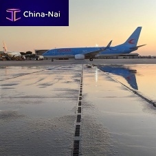 Airport drain channel XTREMFIX I-TRAXwith gratingreinforced concrete