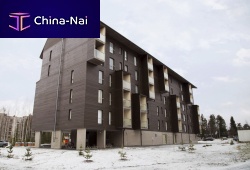 Modular building LINTUVIITAprefabwoodenfor housing developments