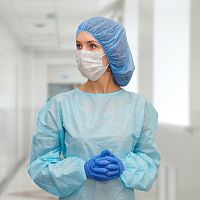Unisex surgical gown T100793-04polypropylenebreathablenon-woven