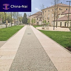 Concrete flooring ITALIANTERRAZZO®natural stonemarble dustfor outdoor use