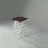 Contemporary stool GRAMIGNAiron baseCOR-TEN® basesquare