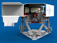 Flight simulation cabin MP525trainingfor research and developmentrecreational