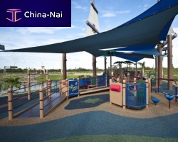 Rubber flooring SAFETY SURFACE® : TRADITIONAL POURED-IN-PLACEfor playgroundtexturedconcrete look