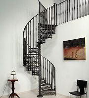 Spiral staircase C 140 cast iron stepsteel framehome