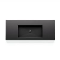 Integrated washbasin MICHELANGELOlaminatewith counter1-hole