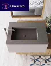 Built-in washbasin 360GRADI/LOFTstonerectangularcontemporary