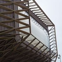 ETFE architectural membrane for facadetransparenttriple-layer