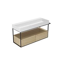 Painted metal washbasin stand MSQ 122