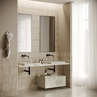 Wall-mounted washbasin TUAMOTUmarblewith countercustom