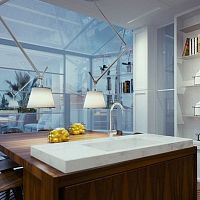 Single-bowl kitchen sink BIANCO STATUARIOnatural stonecountertoptraditional