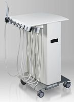 Dental delivery system on casters DSA 2500 Zee Tablewith LED lightstand-alone5-instrument