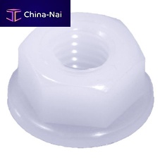 Hexagonal nut EC4161 seriesflatplasticthreaded