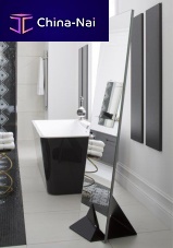 Free-standing bathroom mirror HAUTE COUTUREcontemporaryrectangular