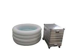 Inflatable cryotherapy bathtub Cold Spa