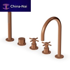 Double-handle shower mixer tap ZHM511 seriescountertopstainless steelindoor