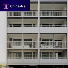 Balcony with bars aluminumsteel