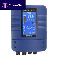 Wall-mounted heating controller POOLSMART PLUS for swimming poolfor heat exchangers