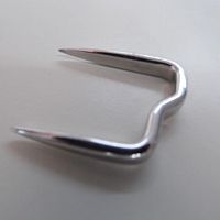 Anterior vertebral arthrodesis bone staple M0x seriesnon-absorbable