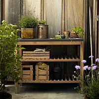 Contemporary shelf PANTRY MODULEteakgarden