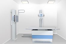 Radiography system F100digitalfor multipurpose radiographywith table