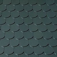 Bullnose roof tile BIBERplainlargeclay