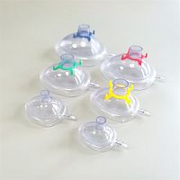 PVC anesthesia mask PA1502 seriesdisposablewith valvetransparent