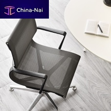 Contemporary chair LUMAindoormeshmetal base
