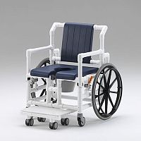 Active wheelchair DR 250 OS PPGbariatricshowerwith legrest