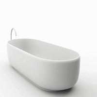 Oval bathtub HOMEYfree-standingfor homescontemporary