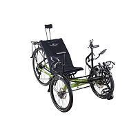 Crank-propelled recumbent trike Heroadultblack