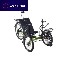 Crank-propelled recumbent trike Heroadultblack
