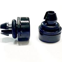 Round plug MIV-SNAP-6.35snap-onPA6exhaust