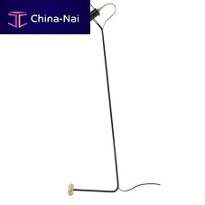 Floor-standing lamp ACHILLEbrasslacquered steelcontemporary