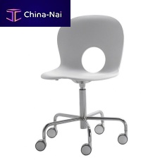 Contemporary chair OLIVIAindoorpolypropylenechrome steel base