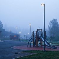 Urban lamp post BIANCAcontemporarycast aluminumacrylic glass
