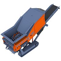 Primary shredder COMPAKTOR 300double-shaftfor woodfor waste