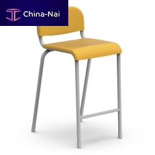 Minimalist stool MAIS BAplasticmetal basefor laboratory
