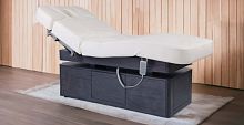 Electric spa table FIRST CLASSwith adjustable height backrest3-section