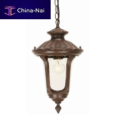Pendant lamp CHICAGOsteelblown glasstraditional