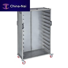 Storage cart PA 01stainless steelshelfwith swivel casters