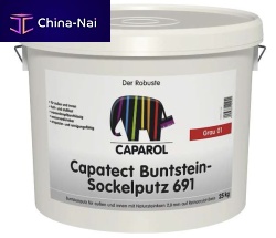 Cladding coating CAPATECT-BUNTSTEIN-SOCKELPUTZ 691finishingheat-reflectiveexterior
