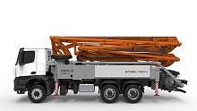 Trailer-mounted truck-mounted concrete pump K36L-5for construction