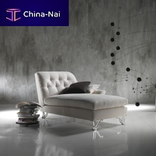 Traditional chaise longue DI11 15/16 CHERUBINO fabricwooden4-legged