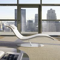 Contemporary chaise longue ELI FLYfabricleatherpolyurethane
