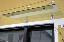 Window canopy CLASSICfor doormetalglass