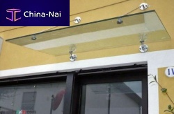 Window canopy CLASSICfor doormetalglass