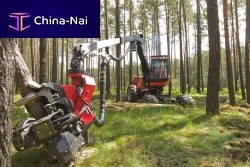 Rubber-tired forestry harvester 901