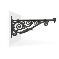 Cast aluminum street light bracket OCHOCENTISTA
